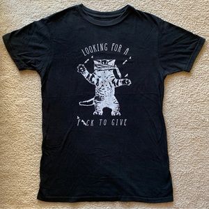 Looking For a F*** to Give Small Black Tshirt